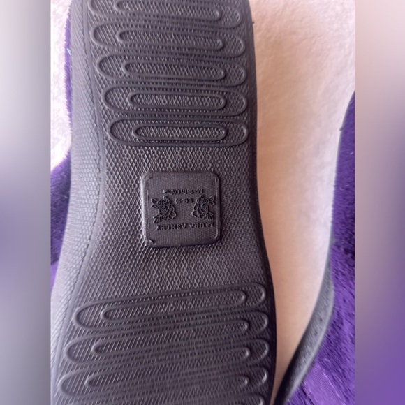 Laura Ashley Slippers outside or indoor Size L (8-9) fabric upper man made comfy - Picture 6 of 14